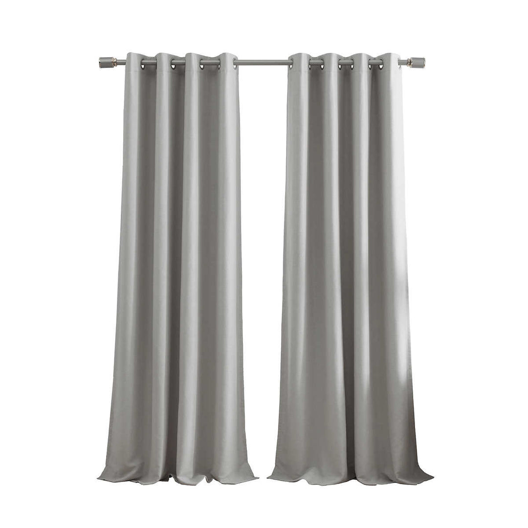 Bon Luxe 2-Piece Blackout Curtain Panel Set