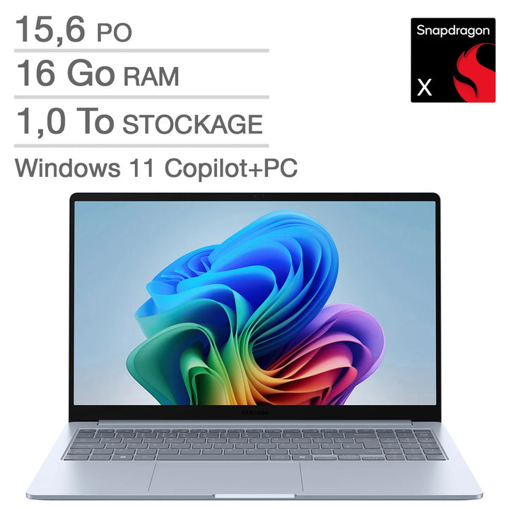 Samsung - Ordinateur portable Galaxy Book Edge SE Copilot+ PC de 15,6 po