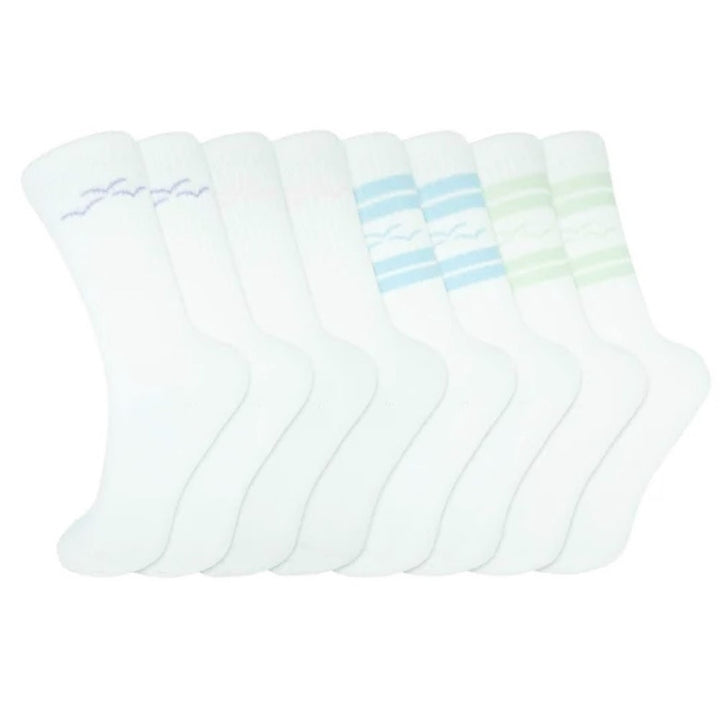 Lazypants - Chaussettes en coton premium, 8 paires pour femmes