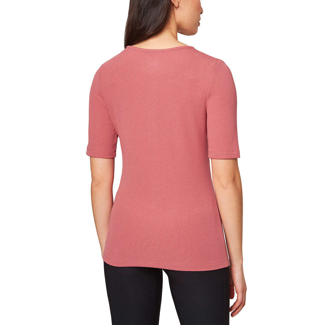 Mondetta - Ribbed Short Sleeve Top