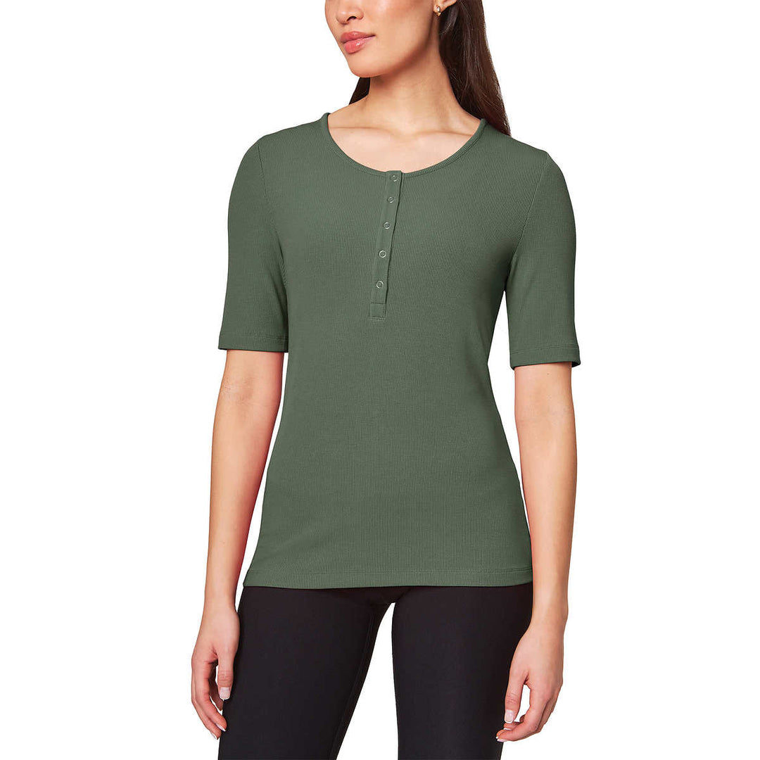 Mondetta - Ribbed Short Sleeve Top