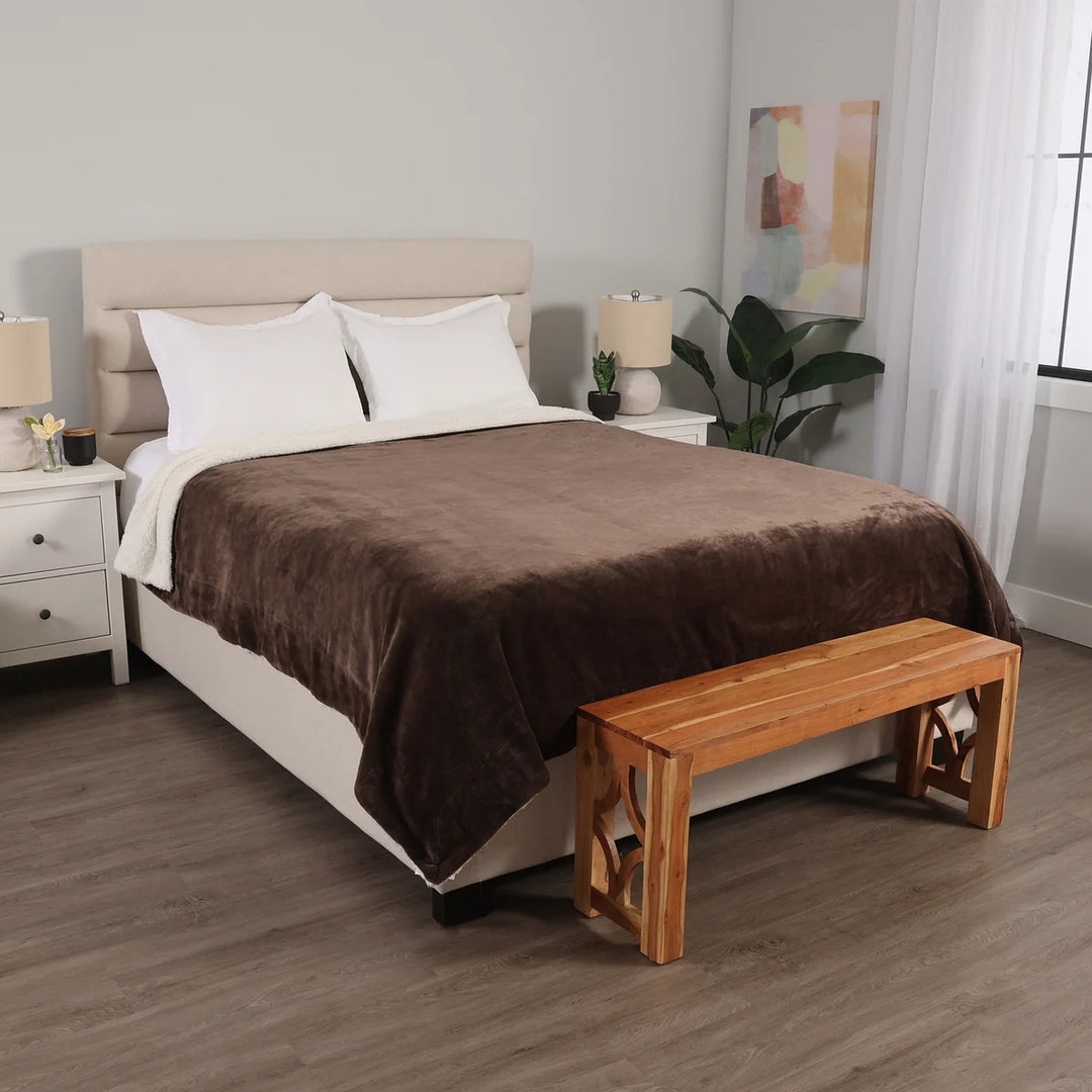 Life Comfort - Couverture ultime en sherpa côtelé