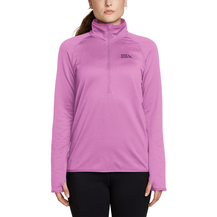 Eddie Bauer - Molleton Activator Grid avec demi-fermeture à glissière