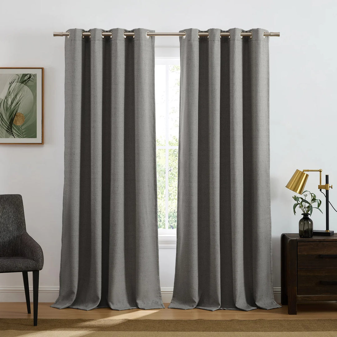 Sun & BLK Maxwell 2-Piece Total Blackout Curtain Panel Set