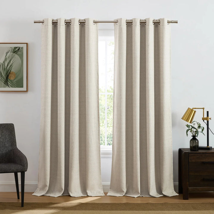 Sun & BLK Maxwell 2-Piece Total Blackout Curtain Panel Set
