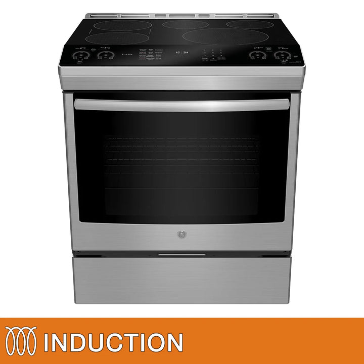 GE - Cuisinière à induction encastrable de 30 po et 5,3 pi³