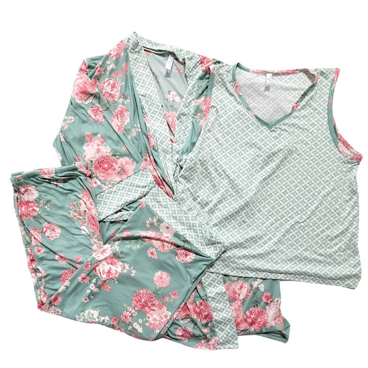 Flora Nikrooz 3-Piece Pajama Set