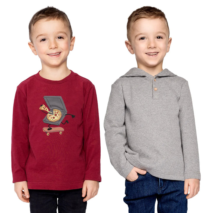 Pekkle - Ensemble chandail à manches longues pour enfants