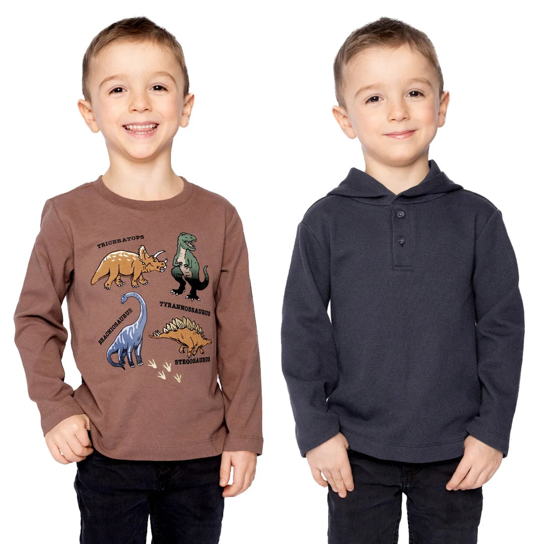 Pekkle - Ensemble chandail à manches longues pour enfants
