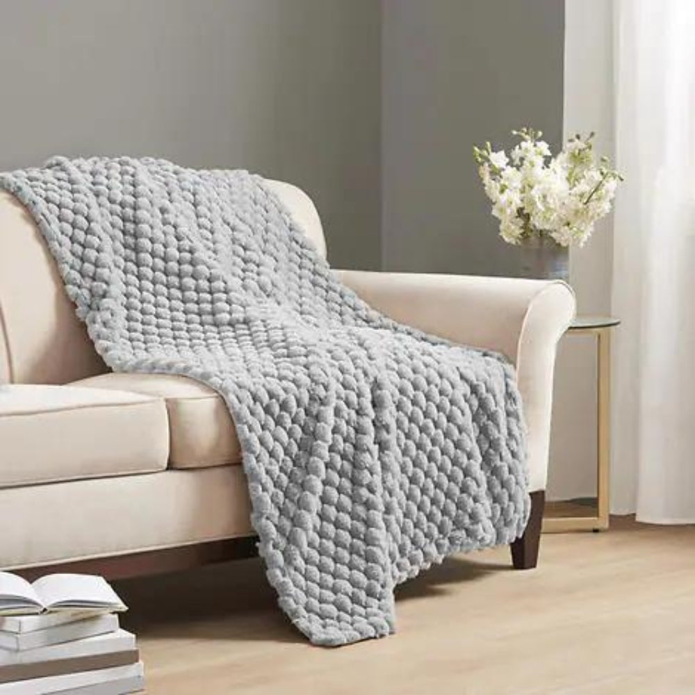 Madison Park Serengeti Faux Fur Throw