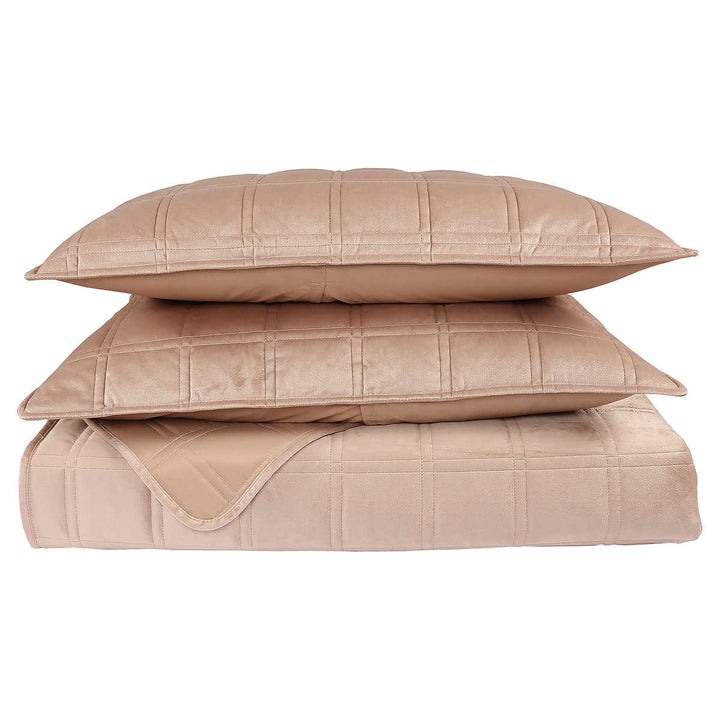 Revolution Home Decor 3-Piece Velvet Quilt Set