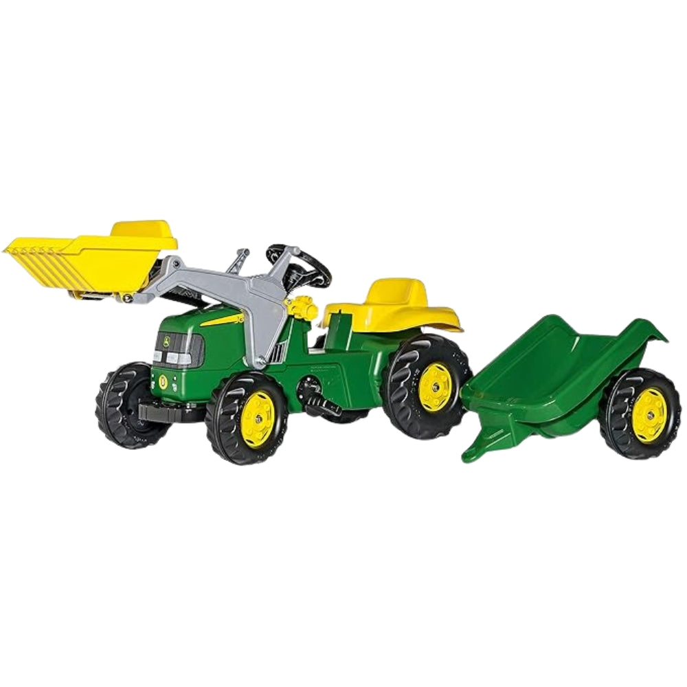 John Deere - Tracteur porteur avec chargeur et remorque amovible