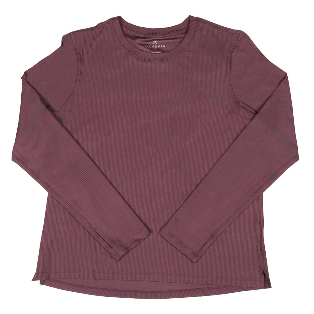 Danskin – Ribbed Long Sleeve Top