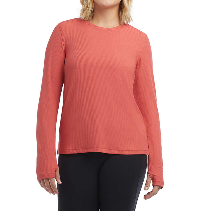 Danskin – Ribbed Long Sleeve Top