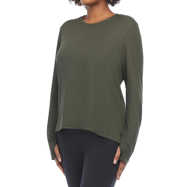 Danskin – Ribbed Long Sleeve Top