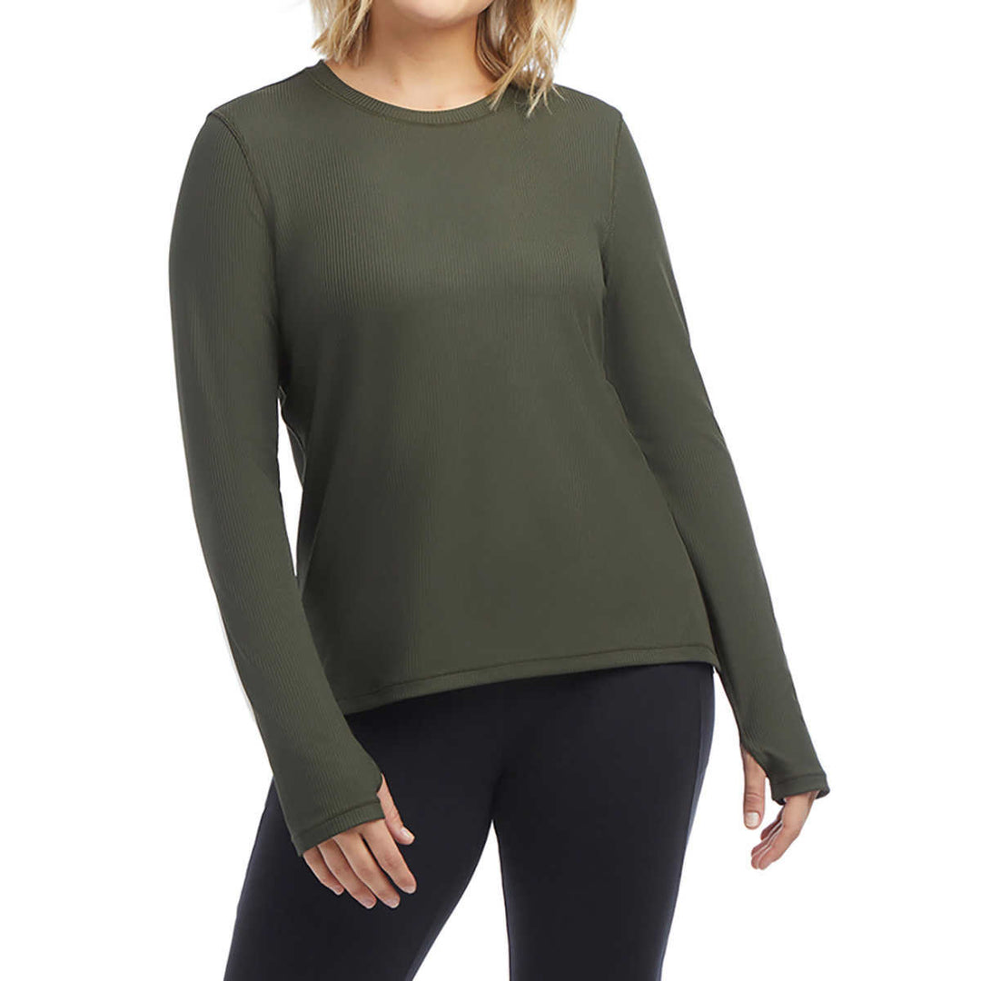 Danskin – Ribbed Long Sleeve Top