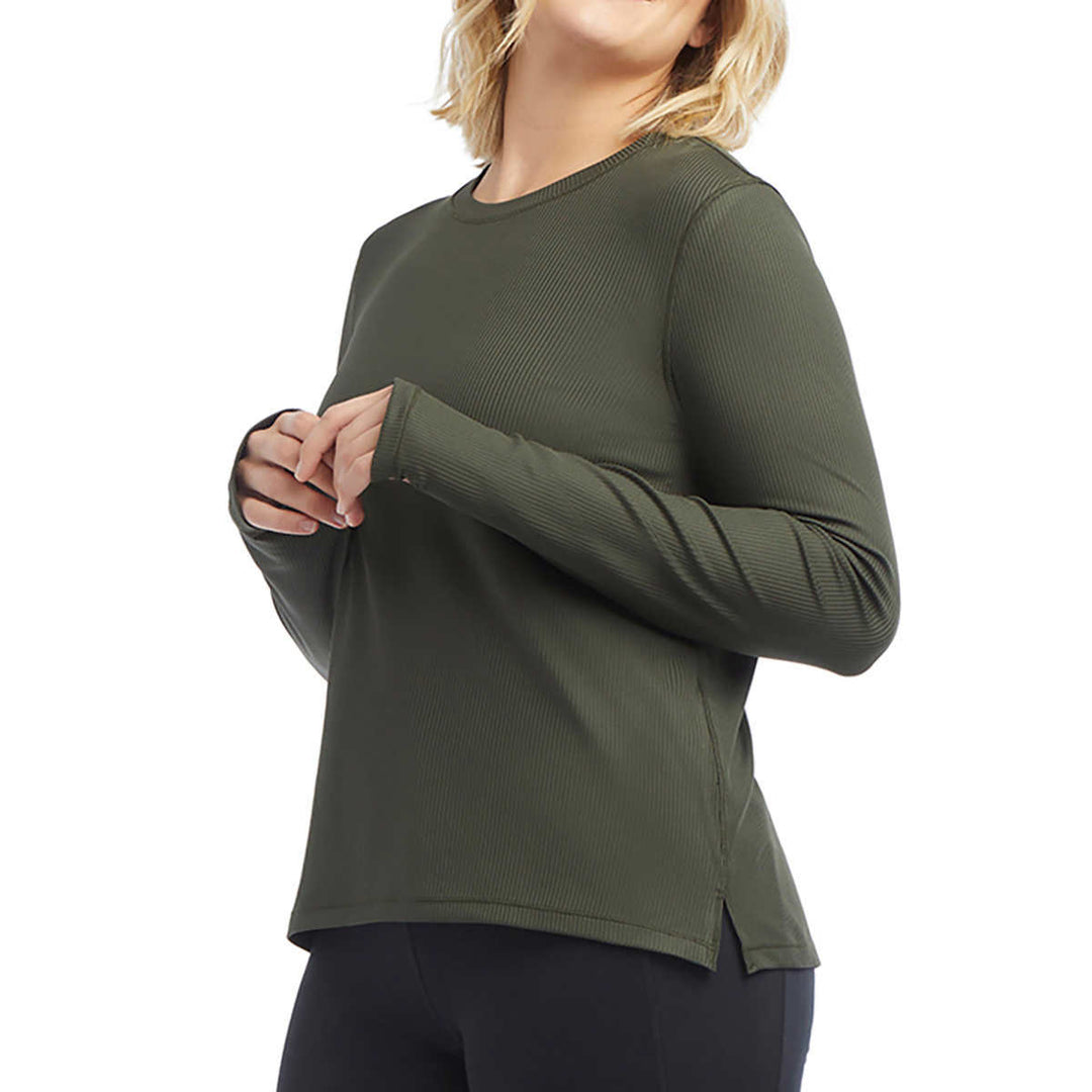 Danskin – Ribbed Long Sleeve Top