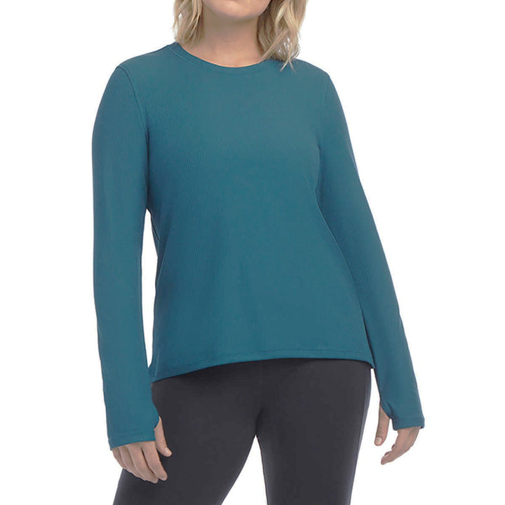 Danskin – Ribbed Long Sleeve Top
