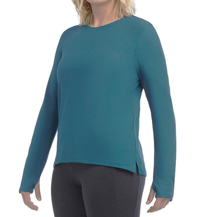 Danskin – Ribbed Long Sleeve Top