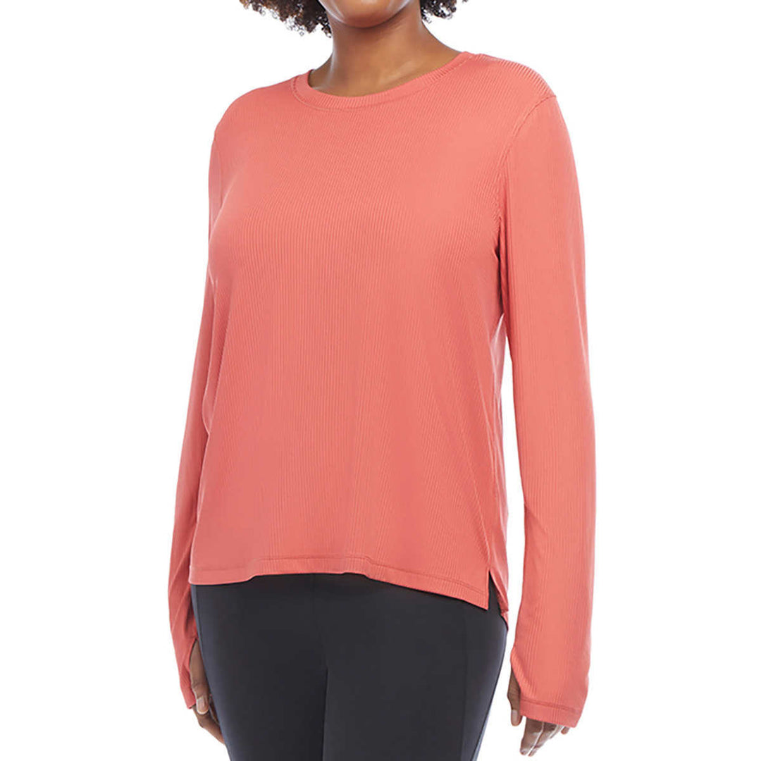 Danskin – Ribbed Long Sleeve Top