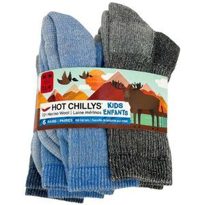 Hot Chillys - Chaussettes de randonnée, paquet de 6 paires pour femmes