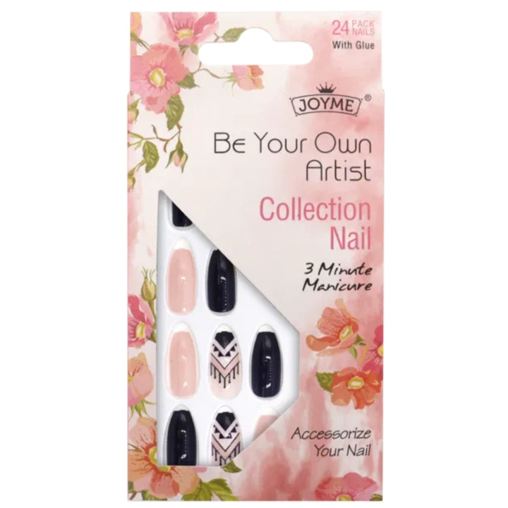 Joyme - Faux ongles à coller, 24 pièces