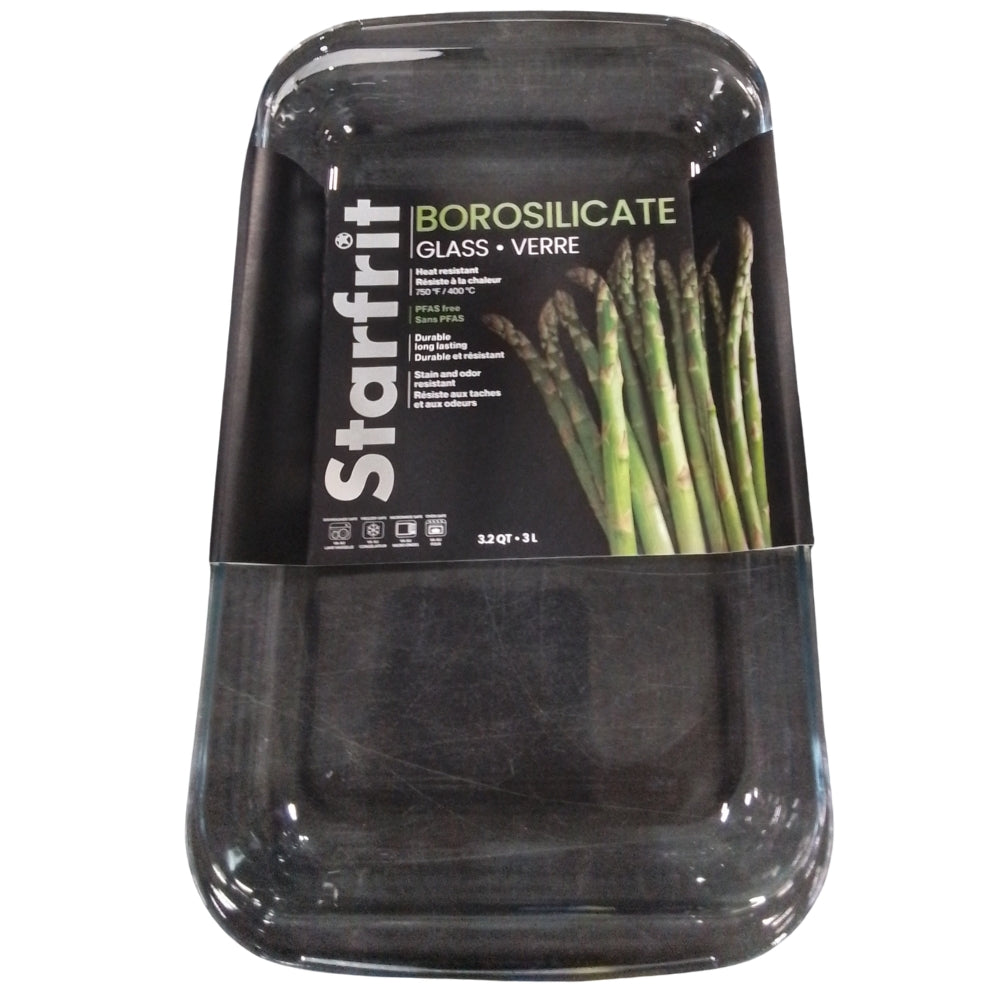 Starfrit - Plat en verre borocilicate