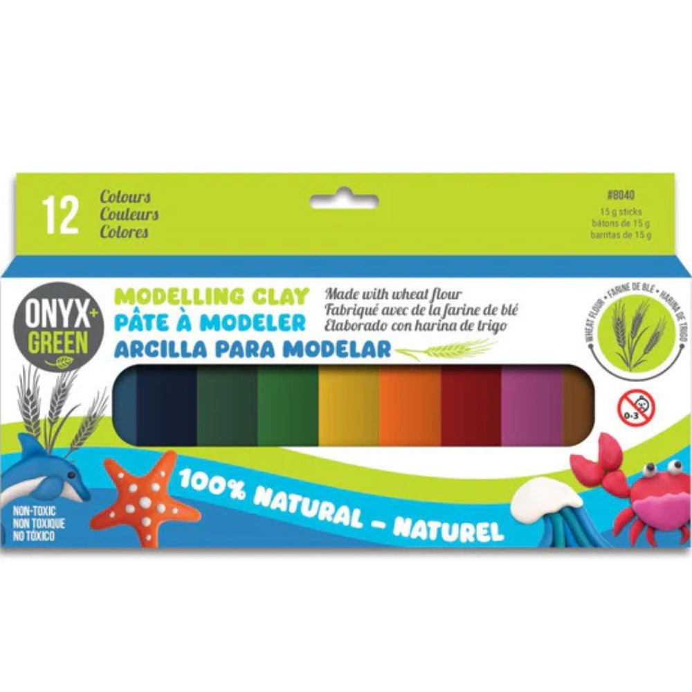 Onyx & Green 12-Piece Modeling Clay Set