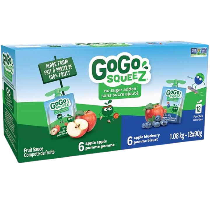 GoGo squeeZ Fruit Sauce - 12 Pouches