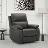 Gilman Creek - Fauteuil en cuir fleur à inclinaison motorisée
