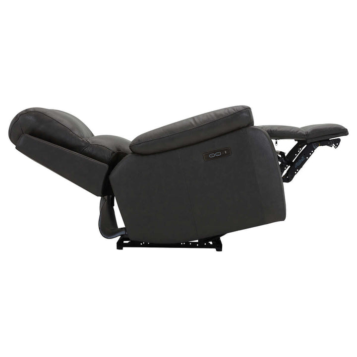 Gilman Creek - Fauteuil en cuir fleur à inclinaison motorisée