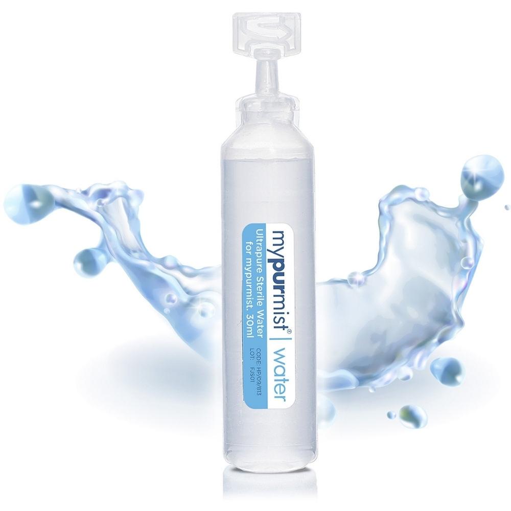 MyPurMist - Ensemble de 2 boîtes de 20 recharges d’eau stérile ultrapure