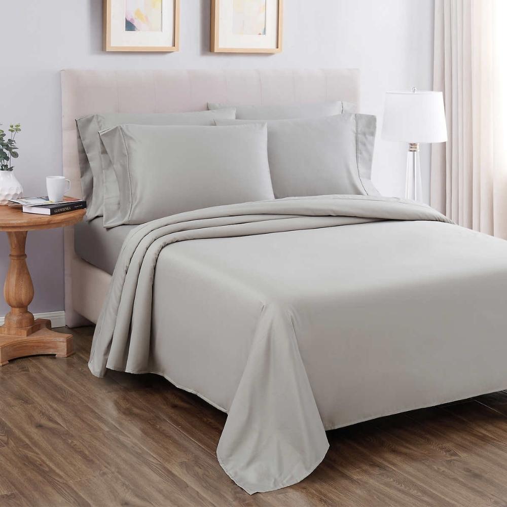 Kirkland Signature - Ensemble de draps 6 pièces à contexture de 680 fils