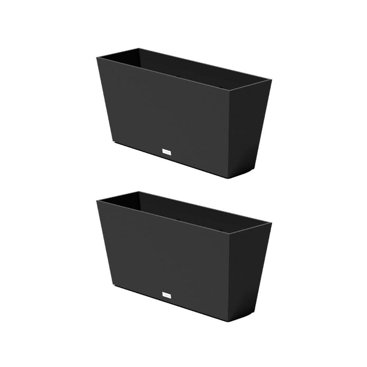 Veradek V-Resin Planter - Black - 2-Pack