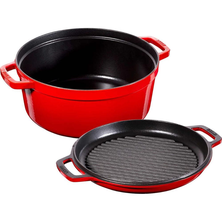 STAUB Braiser with Grill Pan