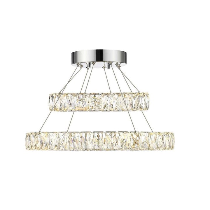 OVE LED Integrated Semi-Flush Mount Light