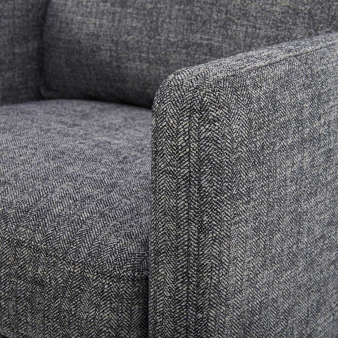 Gilman Creek Furniture - Fauteuil contemporain pivotant en tissu