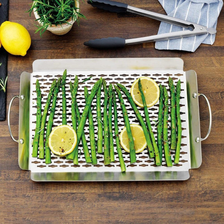 Stainless Steel Grill Baskets - 2-Pack