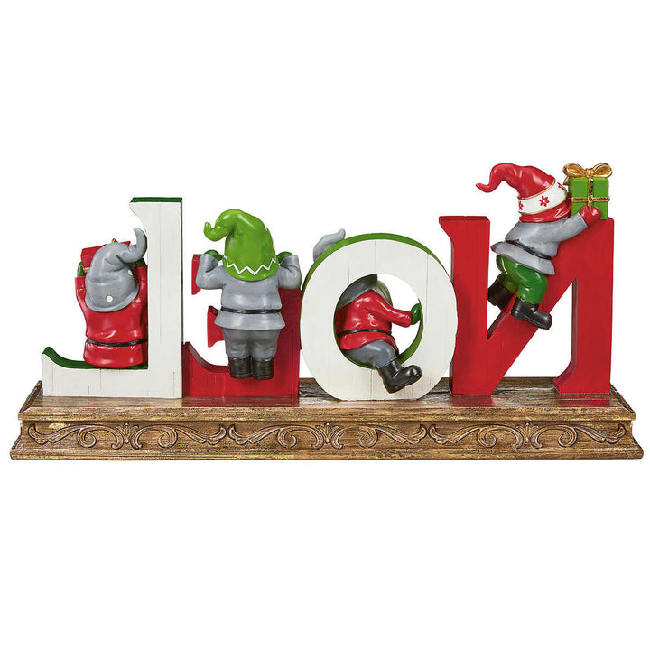 Sculpture « Noël » avec nains