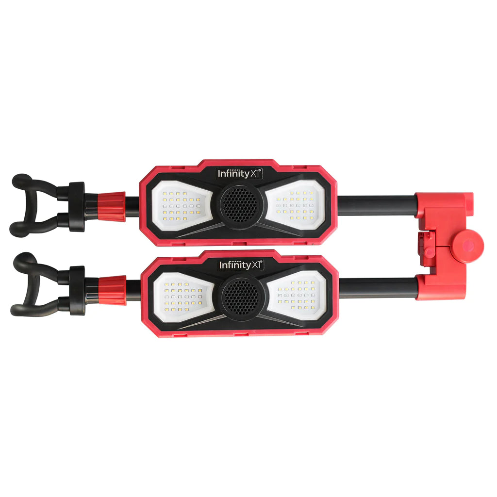 Hoodie Under Hood Worklights with Bluetooth Speakers