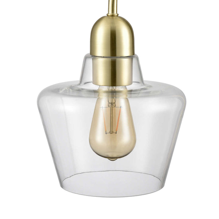 Valencia Table Lamp with Glass Shades - 2-Pack