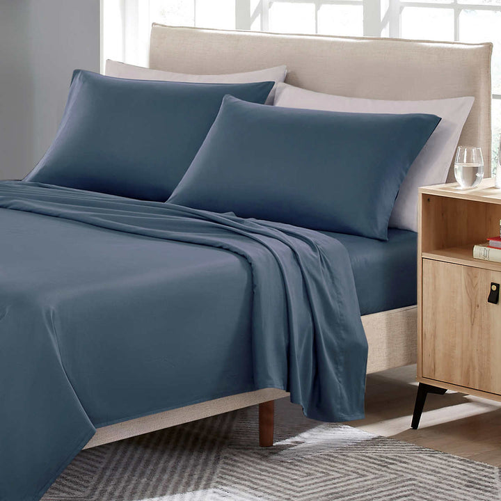 Scott Living - Ensemble de draps en satin de coton à contexture de 220 fils