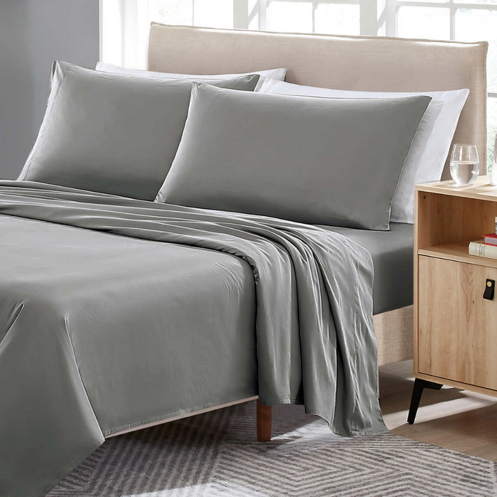 Scott Living - Ensemble de draps en satin de coton à contexture de 220 fils