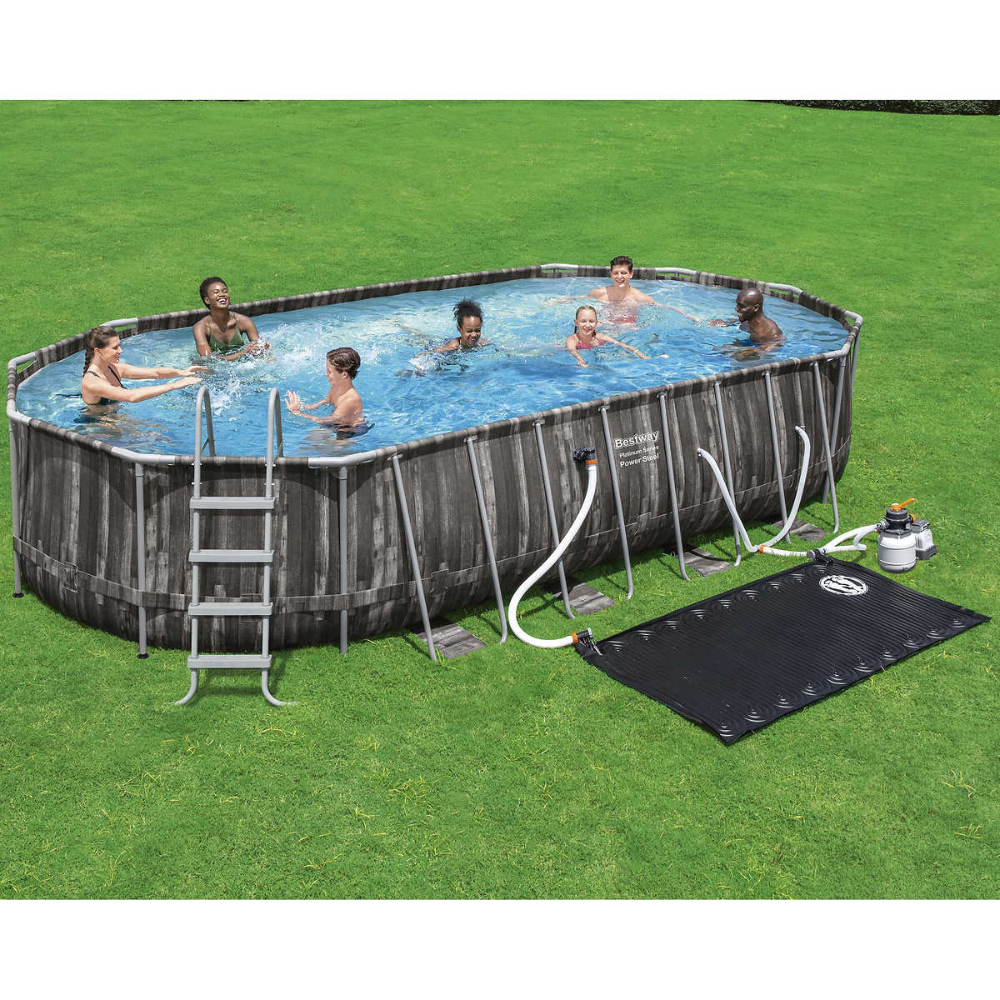 Bestway Power Steel Above Ground Oval Pool Set