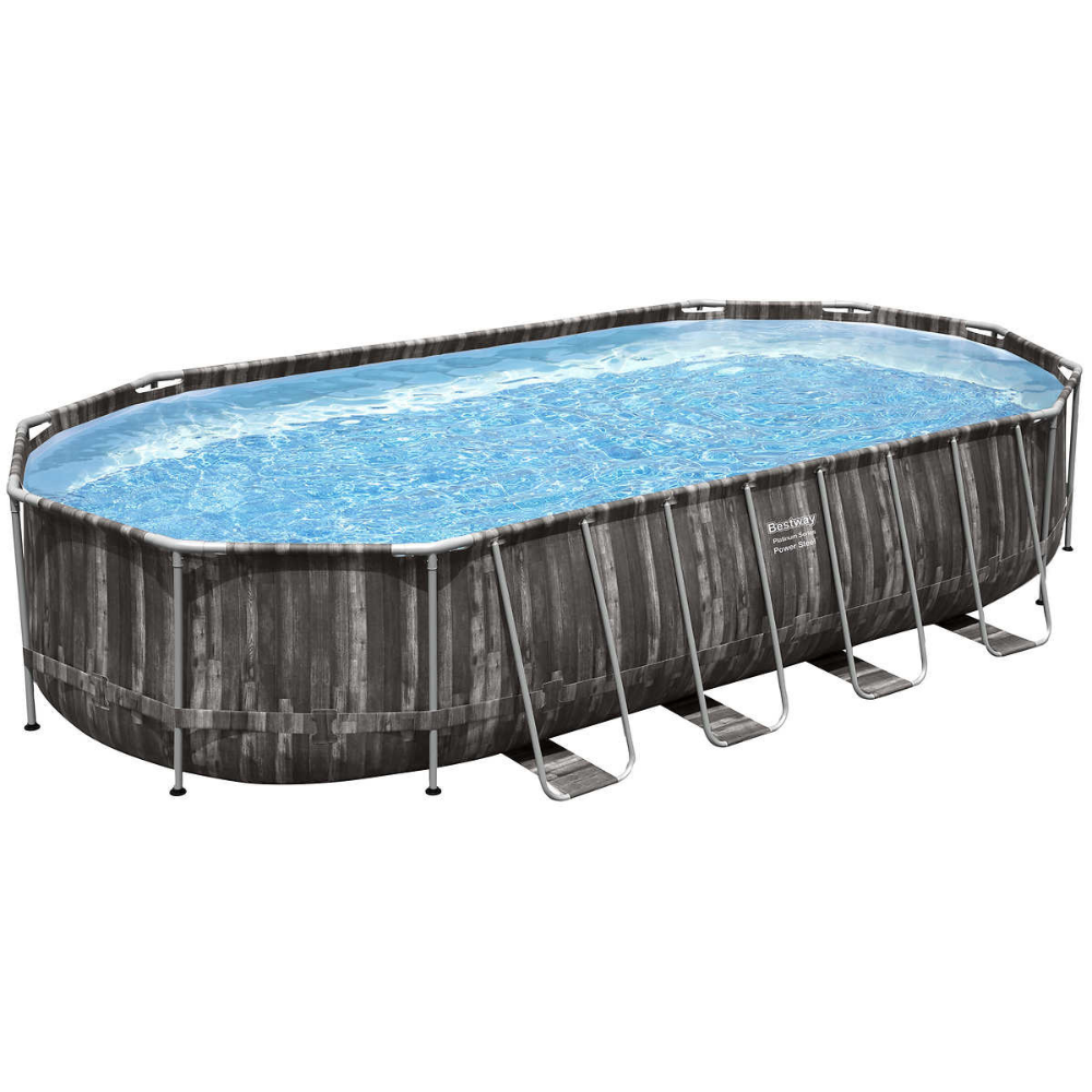 Bestway Power Steel Above Ground Oval Pool Set