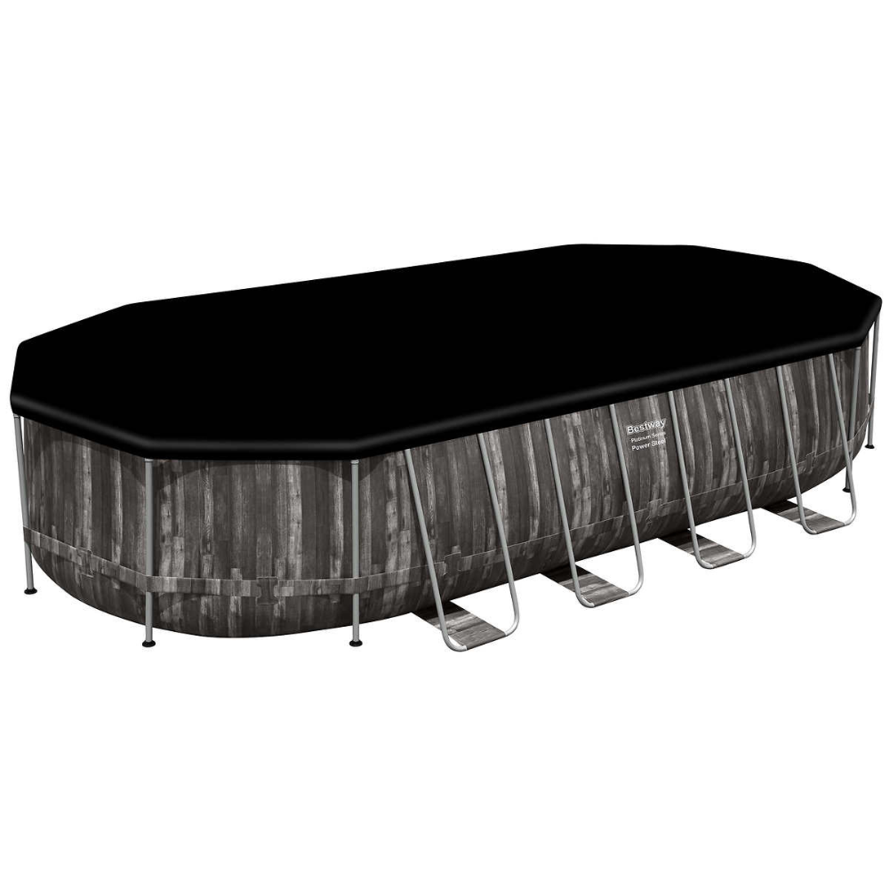 Bestway Power Steel Above Ground Oval Pool Set